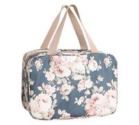 Neceser de tamaño completo para mujer, bolsa de cosméticos grande, bolsa organizadora de maquillaje para artículos de aseo personal, b, Talla única