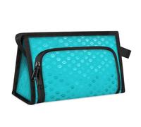 Neceser de viaje con diseño de patas de perro para mujeres, hombres, niñas, niños, con patrón de patas, multifuncional, bolsa de maquillaje, bolsa de aseo para lavar, organizador de cosméticos, color,