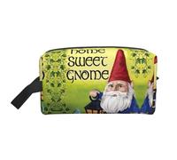 Neceser de viaje con estampado de gnomos coloridos, bolsa de maquillaje colgante de gran capacidad, organizador versátil para mujeres y hombres