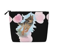 Neceser de viaje con estampado para amantes de los perros pastores alemanes, adecuado para viajes de negocios y uso diario.