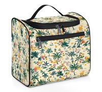 Neceser de viaje con temática tropical hawaiana para mujeres, hombres, niños, niñas, niños, 11.2 L, bolsa grande para cosméticos, bolsa de lavado colgante, bolsa organizadora de artículos de tocador,
