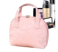Neceser De Viaje - Cosmética Impermeable - Bolsas Con Asas | Para Viajes Maletas Vacaciones Viajes De Trabajo Y Cuidado De La Piel, Rosa, riferimento alla descrizione, Consulte la