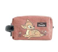 Neceser de Viaje de Bambi Disney - Borreguillo-Gran Capacidad de Almacenamiento - Cierre de Cremallera