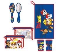 Neceser de Viaje de La Patrulla Canina - Color Azul - 23 x 15 x 8 cm - Gran Capacidad de Almacenamiento - Cierre de Cremallera - Producto Original Diseñado en España