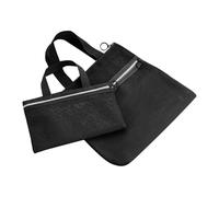 Neceser de Viaje - de Malla portátil para Playa, 2 Bolsas de Aseo con Cremallera con asa, Organizador Compacto para Viajes, Almacenamiento para conciertos, Festivales, Escuela, Gimnasio, Trabajo