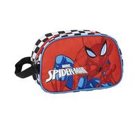 Neceser de Viaje de Spiderman - Color Fucsia - 16 x 10 x 26 cm - Cierre de Cremallera - Neceser Versátil y Duradero - Producto Original Diseñado en España