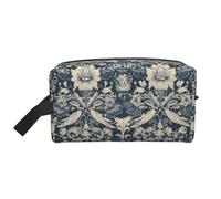Neceser de viaje grande para maquillaje, diseño de tribus, flores, bolsa de lavado, bolsa de cosméticos, organizador de maquillaje, bolsas de aseo para mujeres y hombres, White, Talla única, Neceser