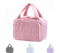 Neceser De Viaje Mujer, Bolsa de Aseo Mujer, Modelo ParticióN PortáTil Abierta De Doble Ancho, Bolsa De Almacenamiento De Lavado De Productos para El Cuidado De La Piel