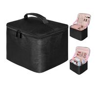 Neceser de Viaje | Neceser con Compartimento, de Maquillaje Grande, para Camping, Hotel, Vacaciones, Viajes de Negocios, Fin de Semana Durante la Noche