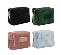 Neceser de viaje | Neceser de cosméticos de gran capacidad | Neceser con cremallera | Esta versátil bolsa de cosméticos no solo es funcional, sino también elegante y, por lo tanto, una, verde, Siehe