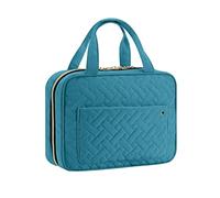 Neceser de viaje, neceser de viaje | Maletín de maquillaje con gran capacidad y asa portátil para artículos de aseo de cuidado de la piel, champú, regalos de cumpleaños para mujeres y niñas