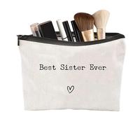 Neceser de Viaje para Hermana, Neceser de Viaje - La Mejor organizadora de la Historia de la Hermana | Divertidos Regalos de cumpleaños de Navidad, Organizador de para Hermanas