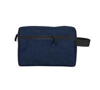 Neceser de viaje para hombres y mujeres, organizador de maquillaje cosmético, bolsa de aseo de belleza, bolsa de mano, artículos esenciales para el gimnasio, azul oscuro, Talla única