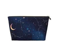 Neceser de viaje para maquillaje, color verde lima, gran capacidad, para mujeres, novias, accesorios de aseo personal, Pastel Celestial Stars Moons Galactic, One Size