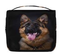 Neceser de viaje para perros, pastor alemán, unisex, artículos de tocador colgantes, cosméticos, organizador de maquillaje, multicolor, talla única