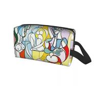 Neceser de Viaje Personalizado de Pablo Picasso Chica Ante el Espejo for Mujer, Organizador de Maquillaje y artículos de tocador, Kit de Belleza for Mujer(Color22)