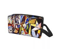Neceser de Viaje Personalizado de Pablo Picasso Chica Ante el Espejo for Mujer, Organizador de Maquillaje y artículos de tocador, Kit de Belleza for Mujer(Color19)