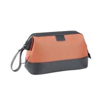 Neceser Hombre Bolsa de Aseo Impermeable portátil, Bolsa Almacenamiento Viaje for baño con separación Seca/húmeda, Negocios for Hombres(Brown)