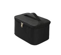Neceser Hombre Neceser de Viaje Negocios for Hombre, Neceser Doble Capa Gran Capacidad, Almacenamiento Tela Oxford, Bolso portátil, 1 ud Neceser Viaje(Black)