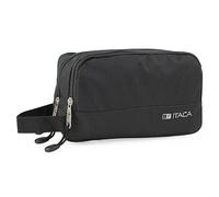 ITACA - Neceser Hombre Pequeño. Bolsa de Aseo. Neceser Hombre Viaje. Neceser Mujer Viaje. Neceser Viaje Hombre. Neceser de Viaje Pequeño., Negro