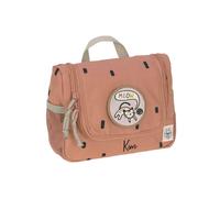 LÄSSIG Bolsa de aseo para bebés Bolsa de aseo colgante, 20 cm/Mini Washbag Happy Prints caramello