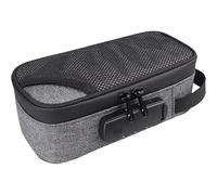 Neceser Maquillaje Bolsa de Almacenamiento con Cerradura de combinación, Estuche Organizador de Viaje portátil for Hombres y Mujeres, Caja de Maquillaje con Cerradura, Bolsos de Mano for artículos de