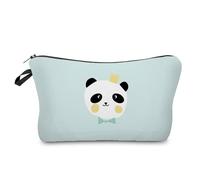 Neceser Maquillaje Lindo Panda Rojo Neceser Maquillaje,Neceser Pequeño con Cremallera,Portátiles Neceser Mujer,Bolsa Maquillaje,Monedero Pequeño,Bolsa Maquillaje Impresa