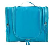 Neceser Maquillaje Multi-Function Women Cosmetic Bag Travel Men Makeup Wash Waterproof Large Capacity Storage Beautician(Light Blue)