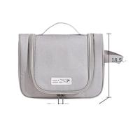Neceser Maquillaje Portable Women Hanging Toiletry Bag Travel Outdoor Camping Men Makeup Bags Beautician Pouch Bathroom Electronic Gadgets Supplies para Mujeres(Gray)