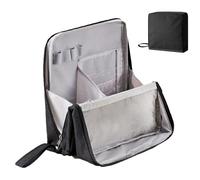Neceser Maquillaje Viajero Impermeable Dividida Portátil | Bolsa Cosmética Vertical de Viaje Estuche Viajero Brochas Champú Accesorios Baño