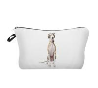 Neceser Mini Neceser con Estampado de Perro for Mujer, Bolsa Maquillaje Animales Galgo, Kit Aseo Plegable for Viajes al Aire Libre en la Playa(Hz10168 Makeup Bag)