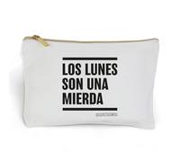Neceser Monedero Billetero Frases Humor Divertidas (Los Lunes Son una Mierda)