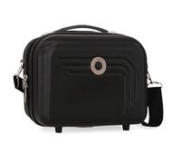 MOVOM Riga, Neceser ABS Adaptable Unisex Adulto, Negro (Black), Media