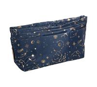 Neceser Mujer Astral - Bolsa de Aseo para Maquillaje, Viaje, Playa… │ Estuche cósmeticos de Tela con Compartimentos (17,5x11 cm)