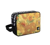 Neceser Mujer Van Gogh - Bolsa de Aseo para Maquillaje, Viaje, Playa… │ Estuche cósmeticos de poliéster con Cremallera y asa Lateral (22x18x9,5 cm)