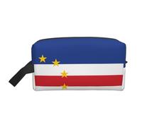 Neceser multifuncional de viaje con bandera de Cabo Verde, bolsa de almacenamiento diario y fitness para cosméticos, papelería y más