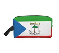 Neceser multifuncional de viaje con bandera de Guinea Ecuatorial, bolsa de almacenamiento diario y fitness para cosméticos, papelería y más