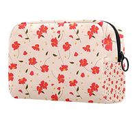 Neceser organizador de cosméticos con forma de flor de mandalas, Multicolor 04, 18.5x7.5x13cm/7.3x3x5.1in, Estuche de belleza