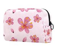 Neceser organizador de cosméticos con forma de flor de mandalas, Multicolor 05, 18.5x7.5x13cm/7.3x3x5.1in, Estuche de belleza