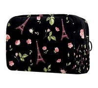 Neceser organizador de cosméticos con forma de flor de mandalas, Multicolor 06, 18.5x7.5x13cm/7.3x3x5.1in, Estuche de belleza