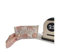 Neceser organizador de maquillaje con diseño floral retro para viaje, neceser de viaje, artículos de aseo de lona, estuche de belleza, 2 (Reino Unido), Talla única