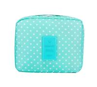 Neceser Organizador de Maquillaje Waterproof Cosmetic Bag For Women Packing Cubes For Travel Large Capacity Makeup Bag Travel Organizer Toiletry Wash Storage Bags(Green Dots)