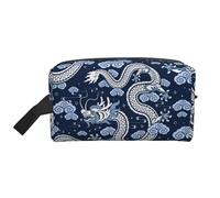 Neceser para hombres y mujeres, diseño de dragón, 1 neceser de viaje, neceser de cosméticos, bolsa de aseo colgante, bolsa de afeitado para accesorios de viaje
