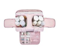 Neceser para Mujer - Neceser Ligero de Viaje, Gran Apertura Amplia | Solución de Almacenamiento práctica Multiusos Adecuada para artículos de tocador de tamaño Completo, portátil de Viaje para