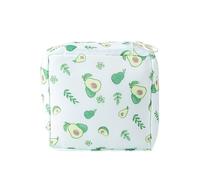 Neceser para Tampones Neceser de Viaje Multifuncional poliéster, Bolsa Almacenamiento portátil for Almohadillas Menstruales y cosméticos, organizadora Maquillaje for Mujer, 1 ud(Green)