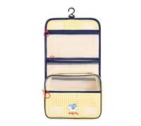 Neceser Plegable Estuche Con Compartimentos Para Champú Y Acondicionador