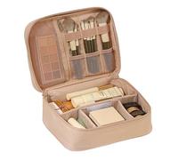 Neceser Portacosméticos Grande, Bolsa de Cosméticos de Viaje, Diseño con Cremalleras Duraderas, Dile Adiós al Desorden, asa Cómoda, Fácil Transportar(Pink)