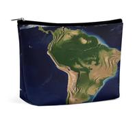 Neceser portátil con Estampado de Imagen satelital de Sudamérica