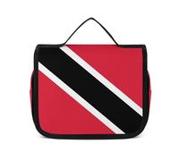 Neceser portátil de Viaje, Bolsa de Maquillaje portátil para Hombres y Mujeres, Bandera de Trinidad y Tobago