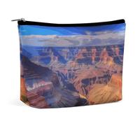 Neceser portátil pequeño para cosméticos, Bonito Neceser de Viaje para Maquillaje, Neceser Impermeable Beauty Grand Canyon para Mujer.